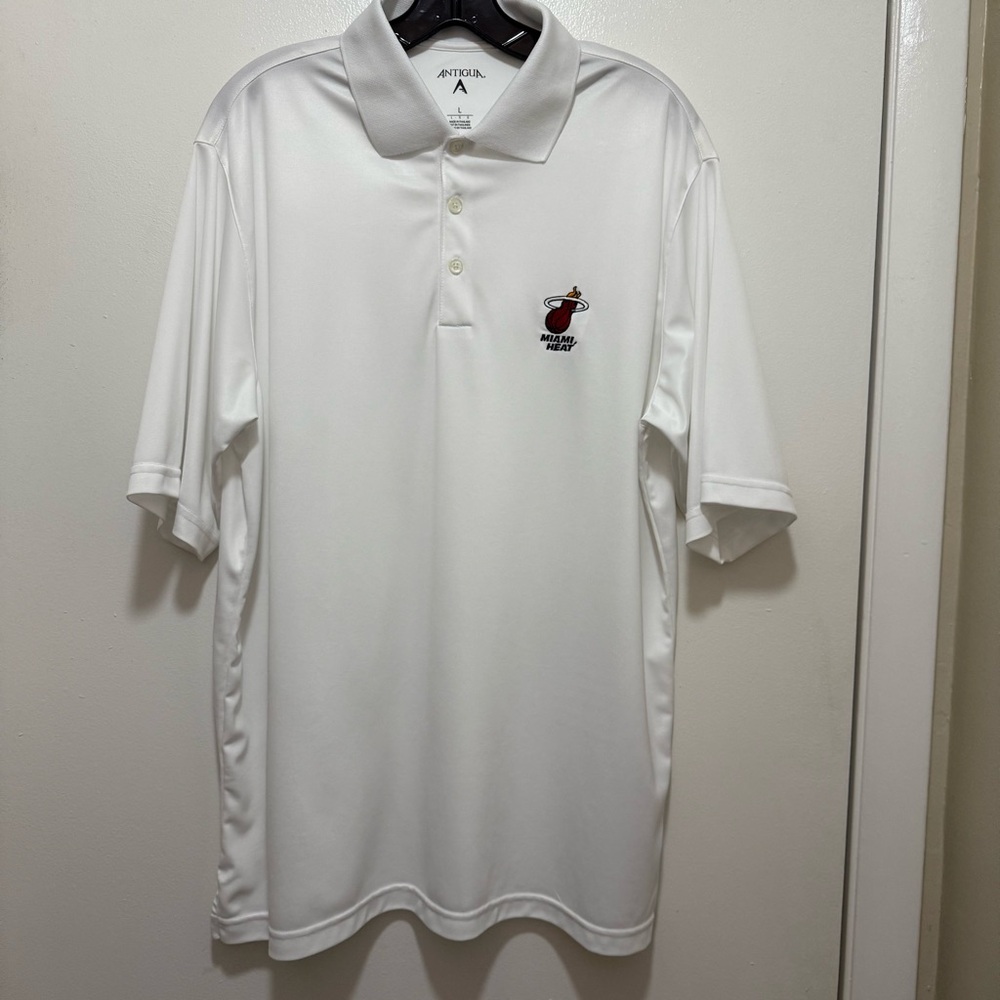 Antigua Miami Heat Men’s Polo Shirt size Large